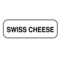 Nevs Swiss Cheese Label 1/2" x 1-1/2" DIET-413 - alternate 1